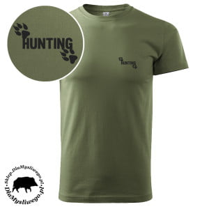 Koszulka tshirt krótki rękaw myśliwski trop hunting