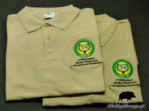 Koszulka myśliwego polo V mistrzostwa służby więziennej